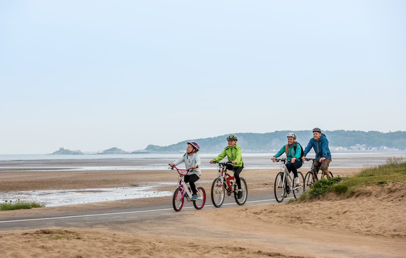 cycling along the beach best autumn activities in swansea bay