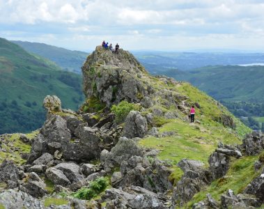 Uk adventure lake district's distinctive peak