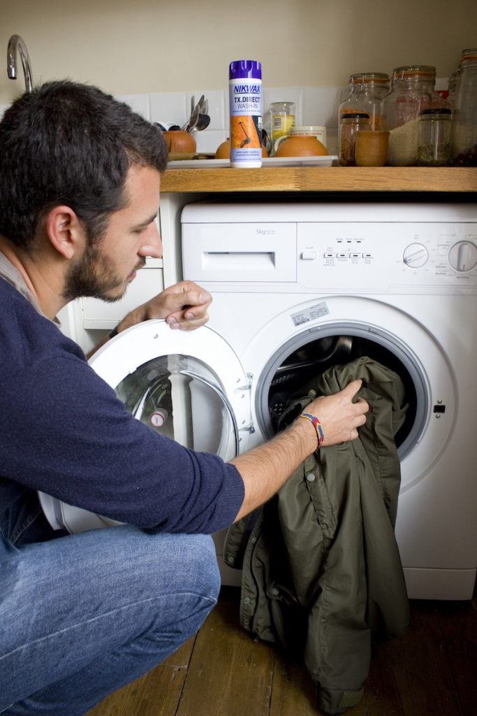 You should only wash your waterproof garments with technical detergents