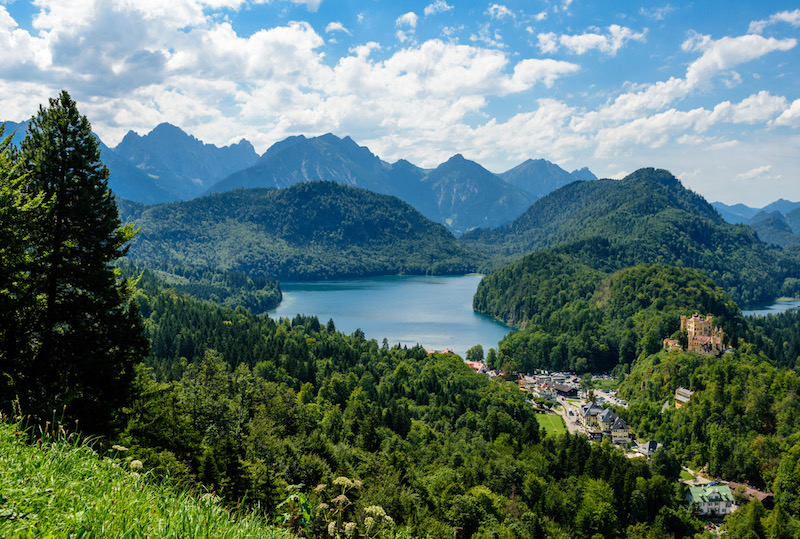 how to spend 72 hours in Bavaria, hike and swim lake alpsee