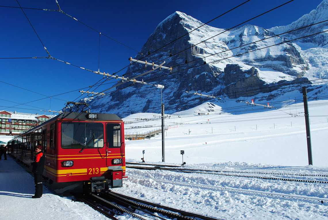 Jungfraubahn Switzerland, most scenic train journeys in the world