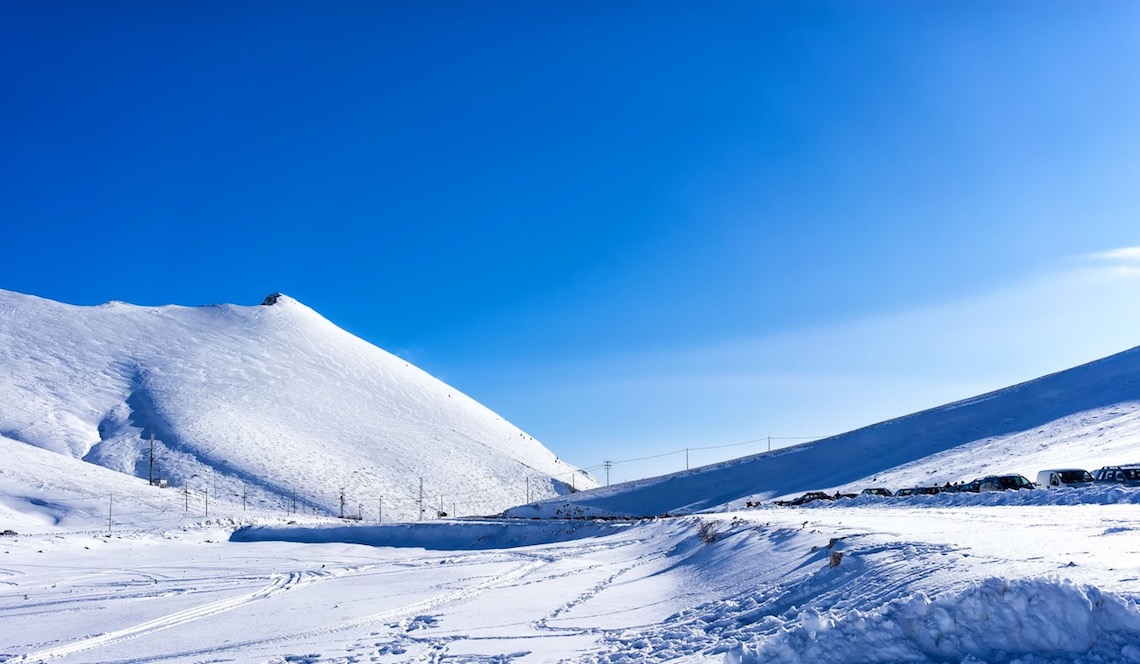 skiing in Kaimaktsalan