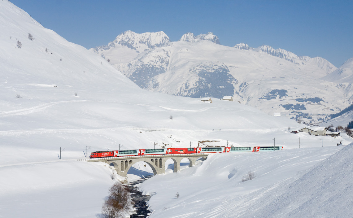 The Glacier Express, Switzerland, most scenic train journeys in europe