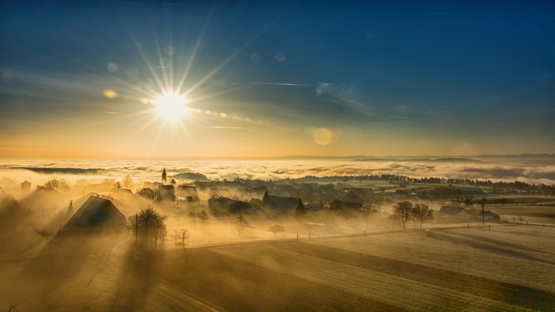 autumn photography at golden hour