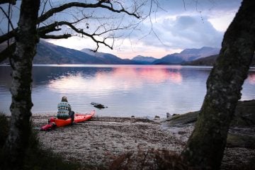 wild camping on the banks of Loch Lomond