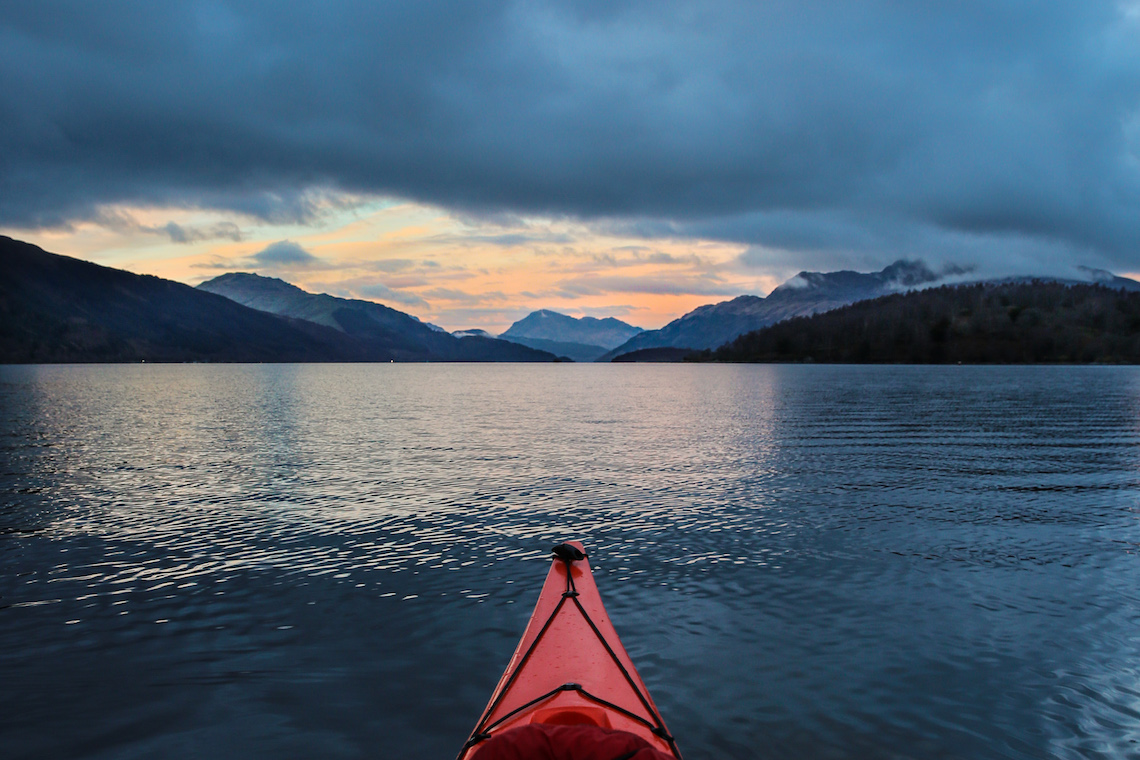 Kayaking on Loch Lomond