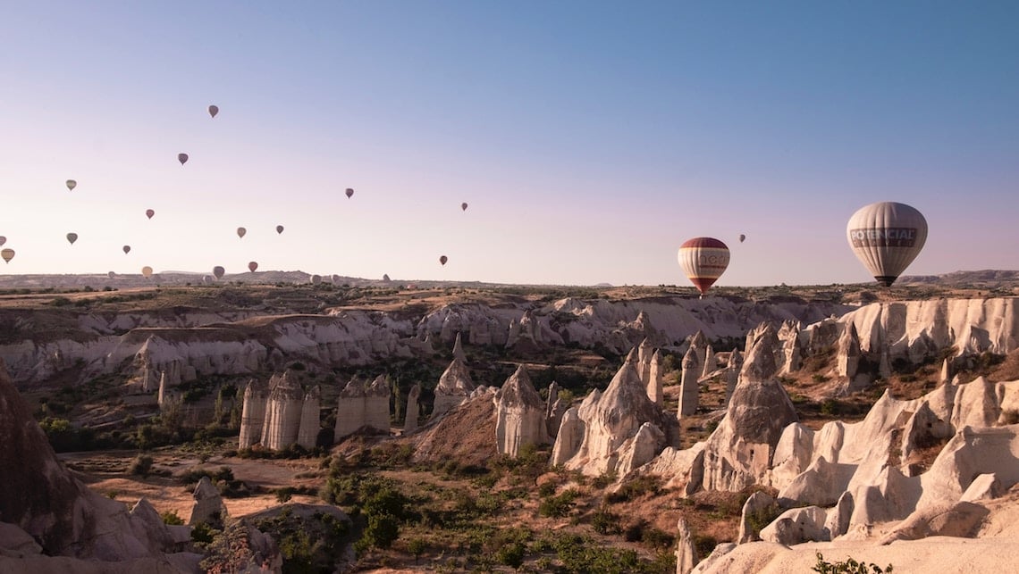 Cappadocia fairy chimneys and balloons, world's most unique landscapes