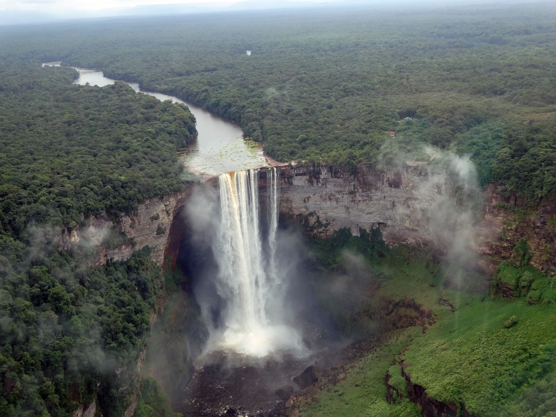 Kaieteur Falls in Guyana - off-the-beaten-path-adevntures