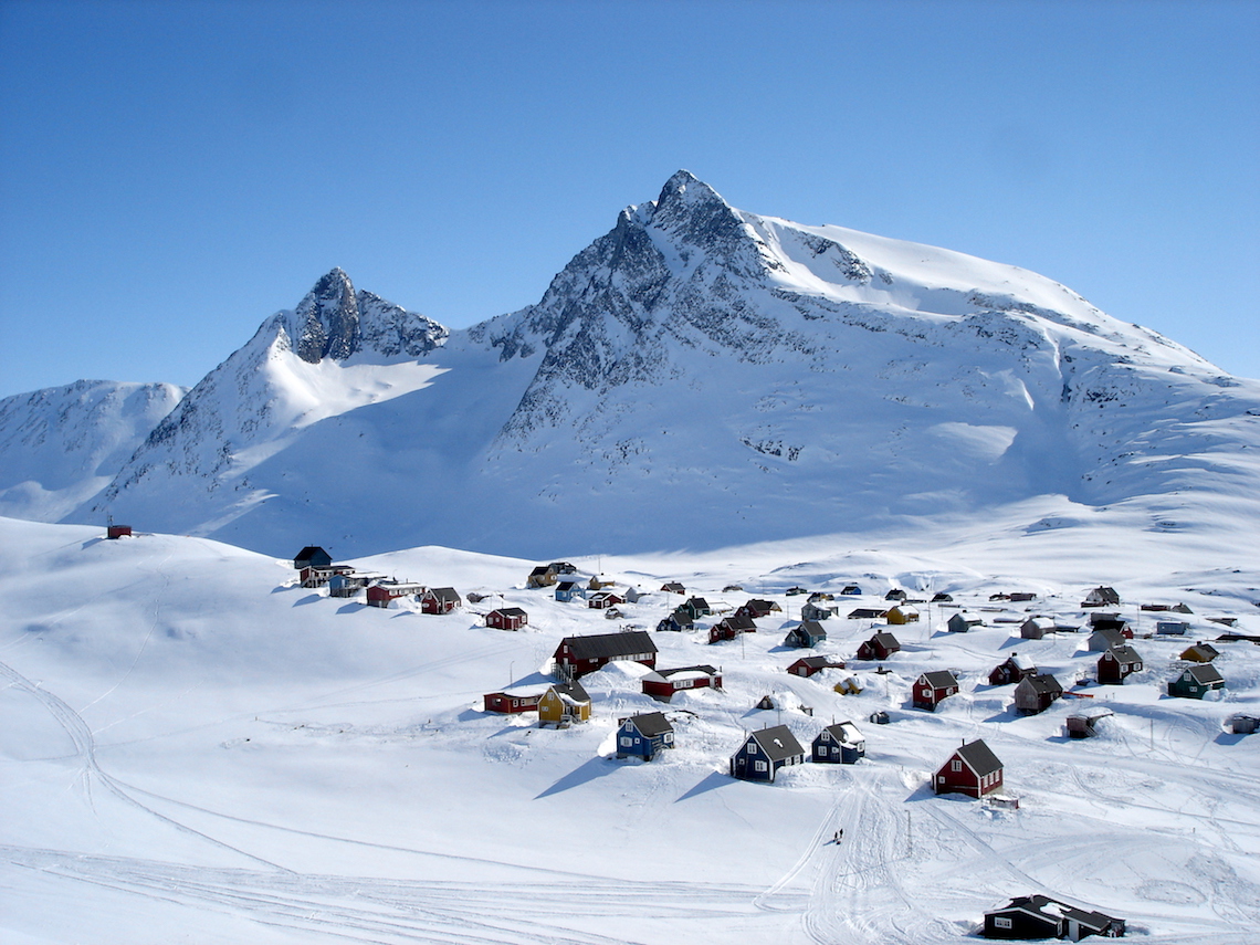 Remote settlement in East Greenland