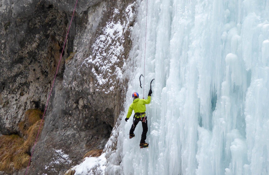 Ice climbing best adventures in Northern Italy