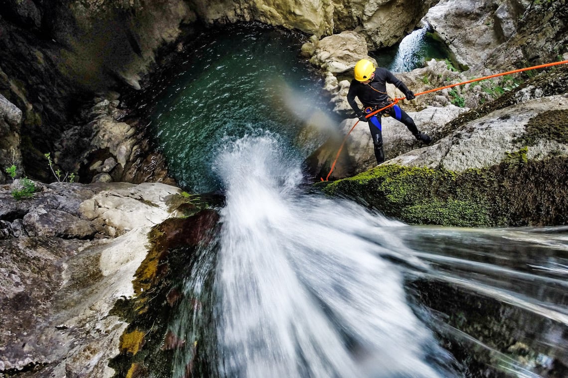 canyoning on 72 hours in interlaken