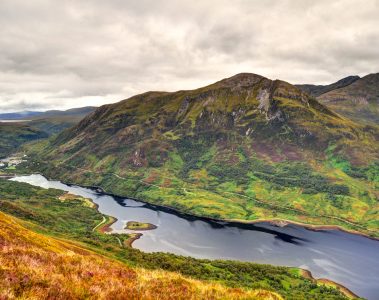 Loch Leven in Scotland, best traffic-free cycle routes in the UK