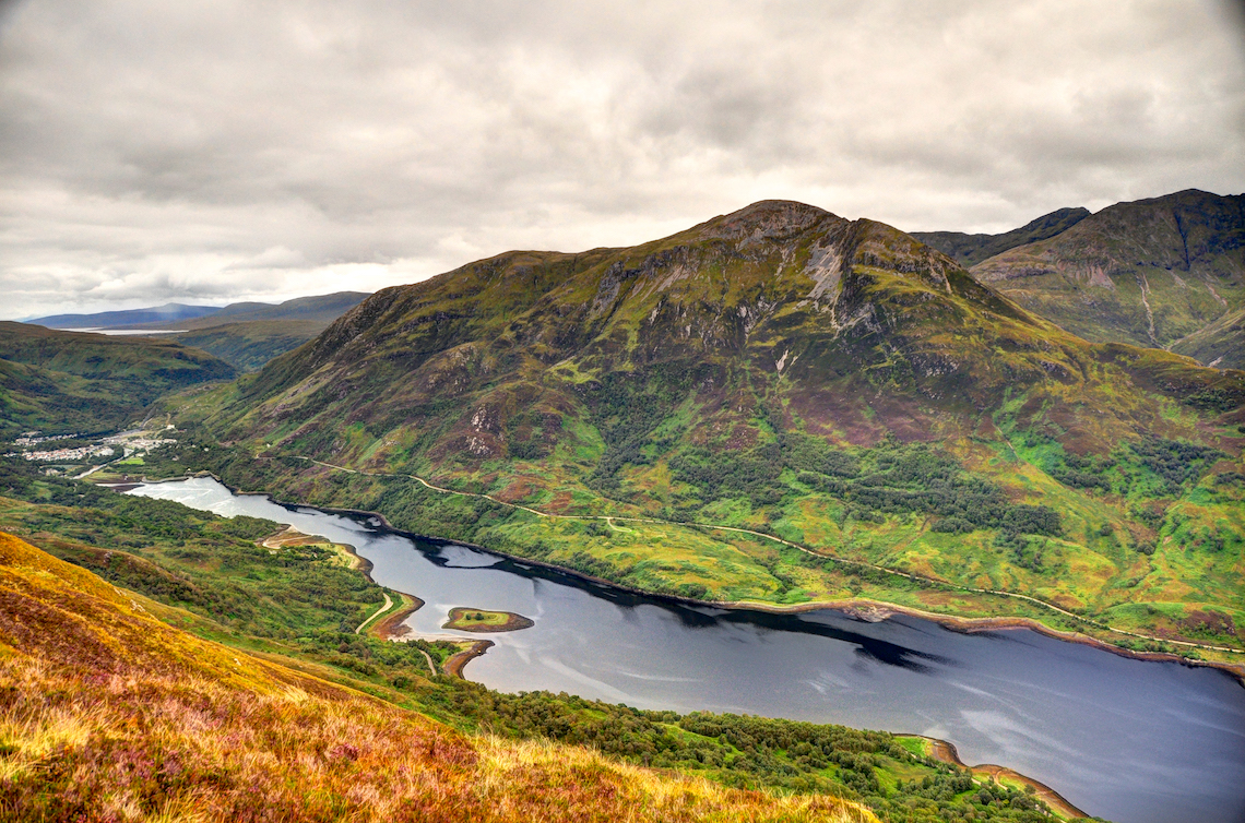 Loch Leven in Scotland, best traffic-free cycle routes in the UK