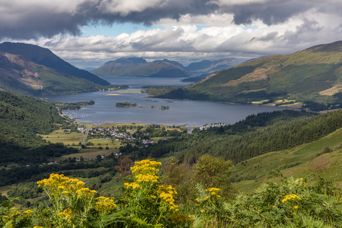 Loch Leven in Scotland best traffic-free cycle routes in the UK