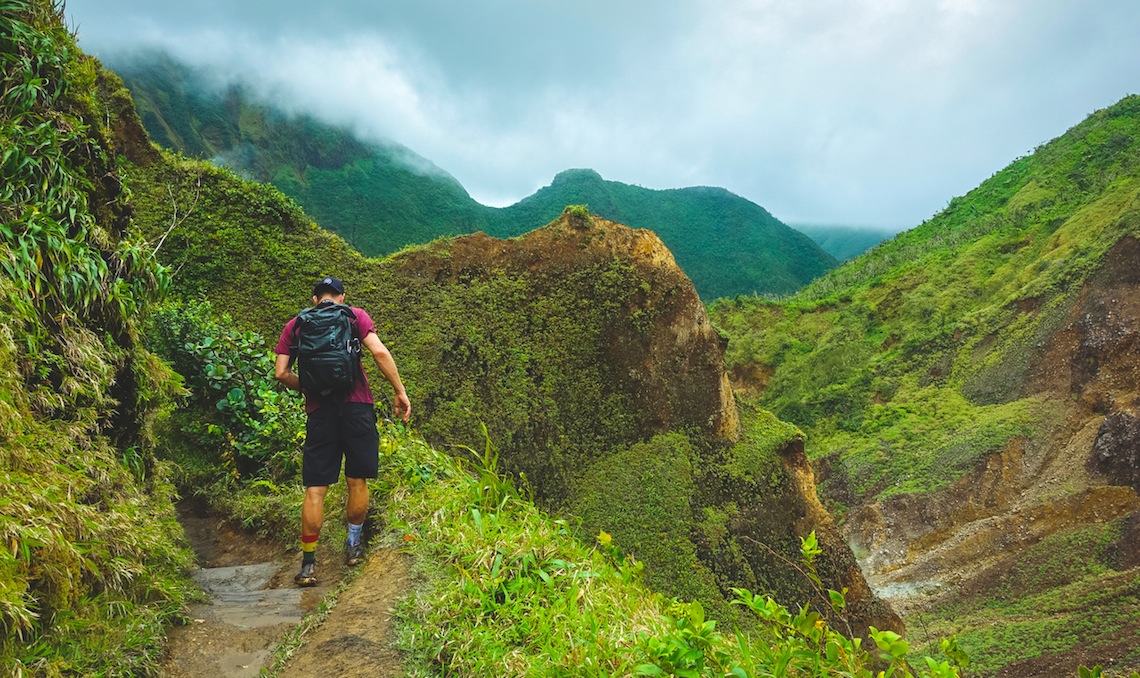 Hiking in Dominica