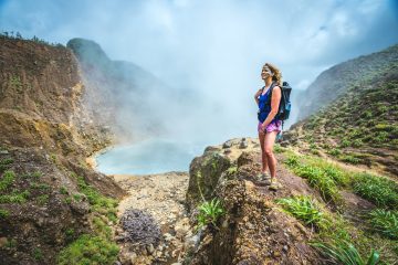 Trekking in Dominica - boiling lake hike