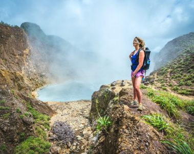Trekking in Dominica - boiling lake hike