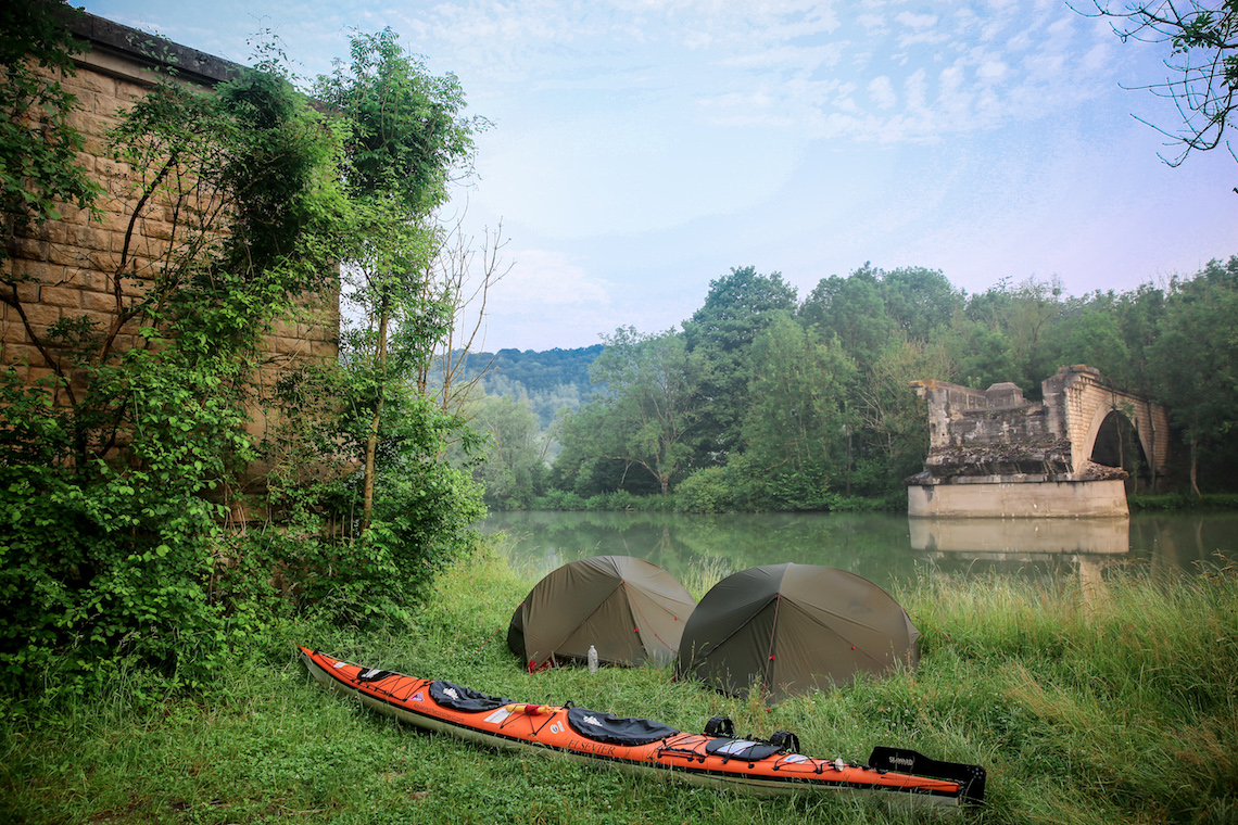 Peachful camping spot on the river