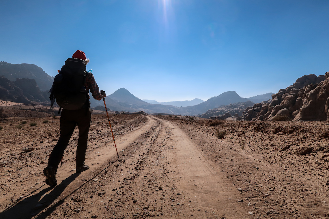 hiking the Jordan Trail 