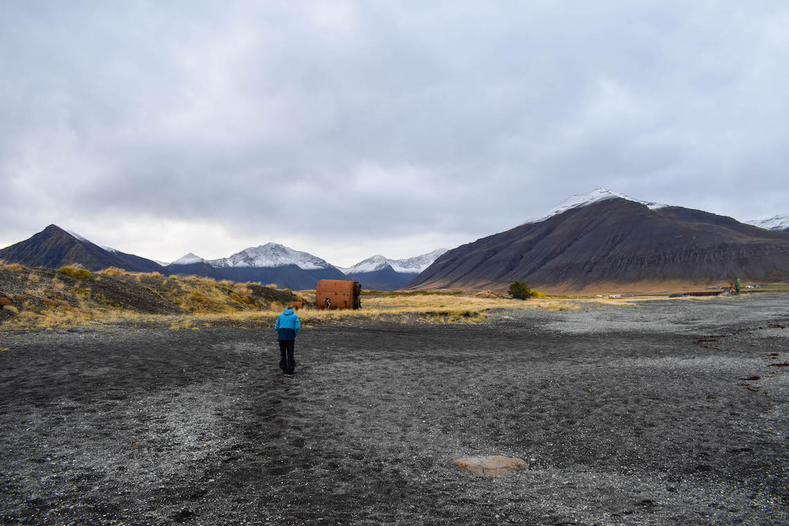 Westfjords black beach