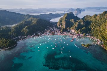 Aerial view of Philippines