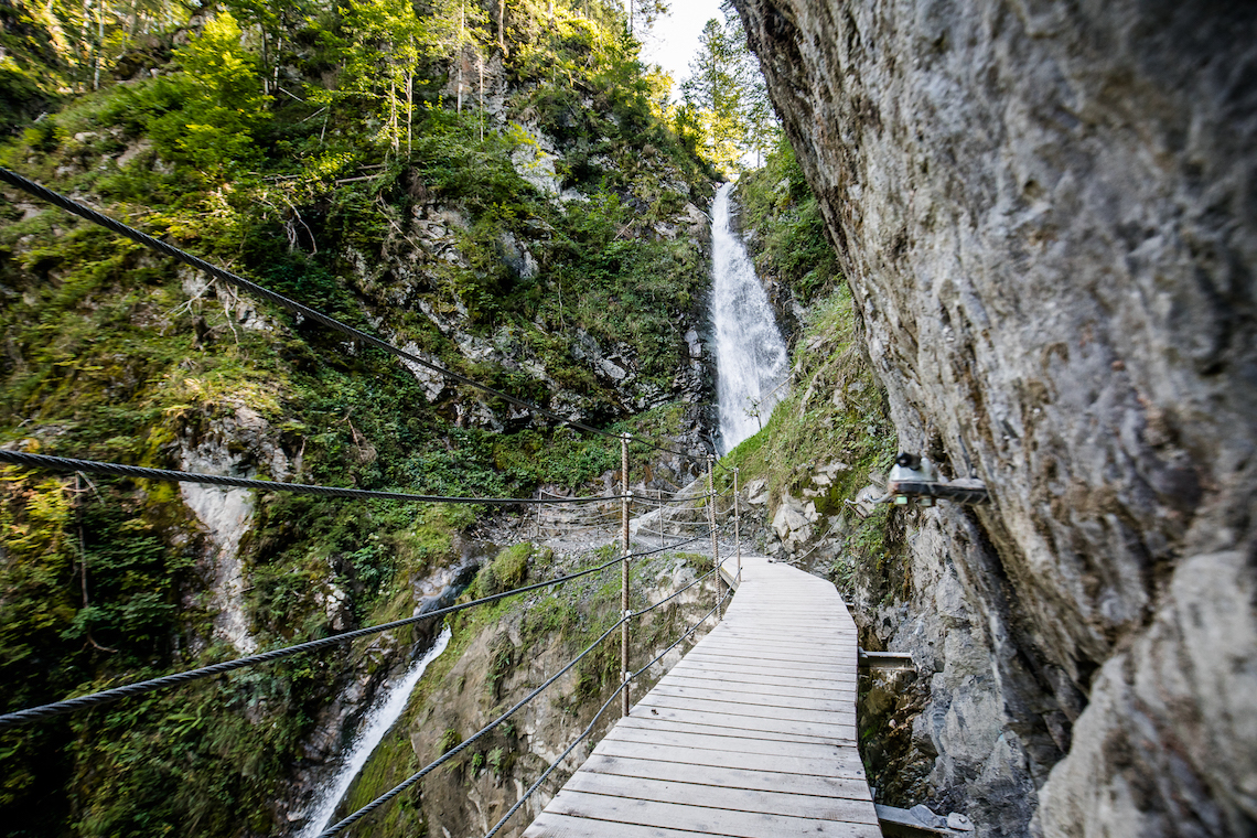 Eiferbacher waterfall hike 