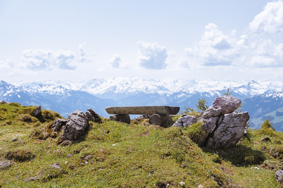 Kitzbuheler horn panoramic view