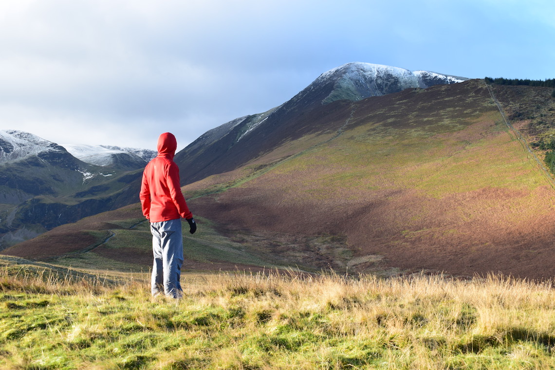 The ascent of Grisedale Pike