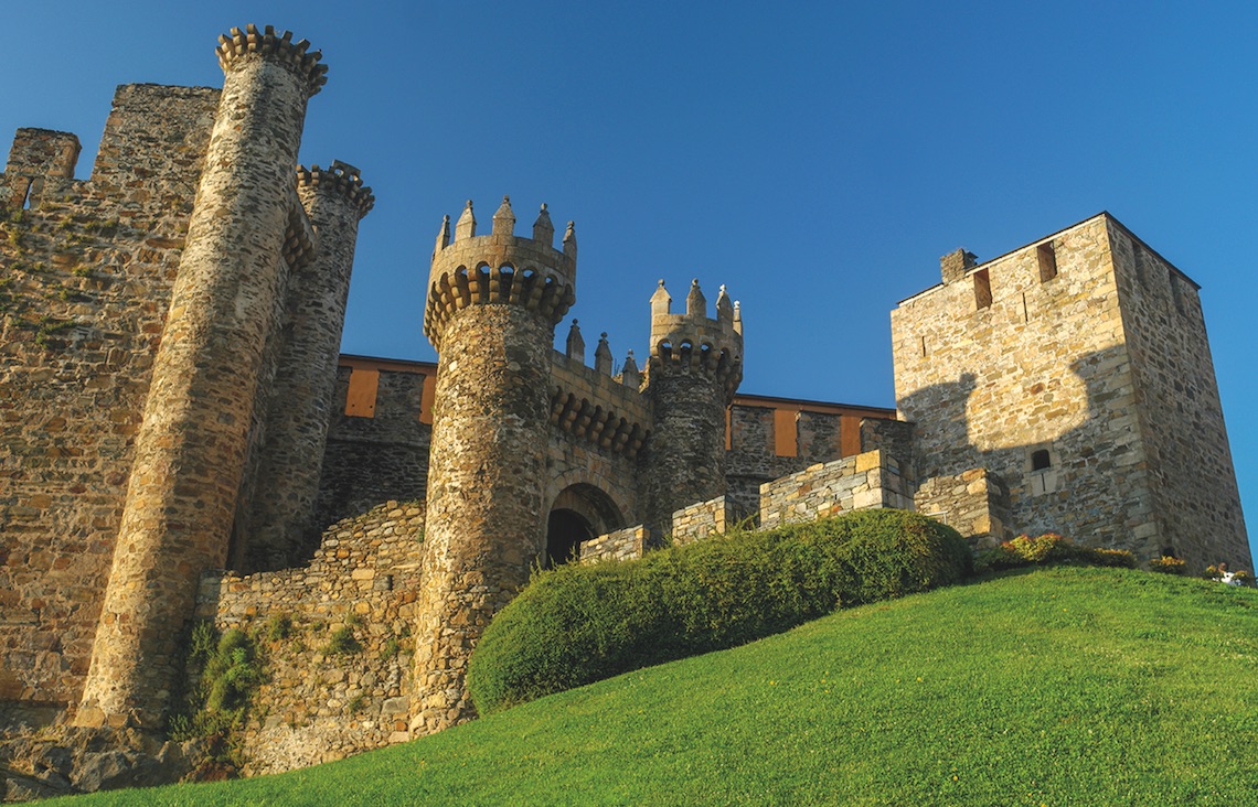 Castle on the camino de santiago