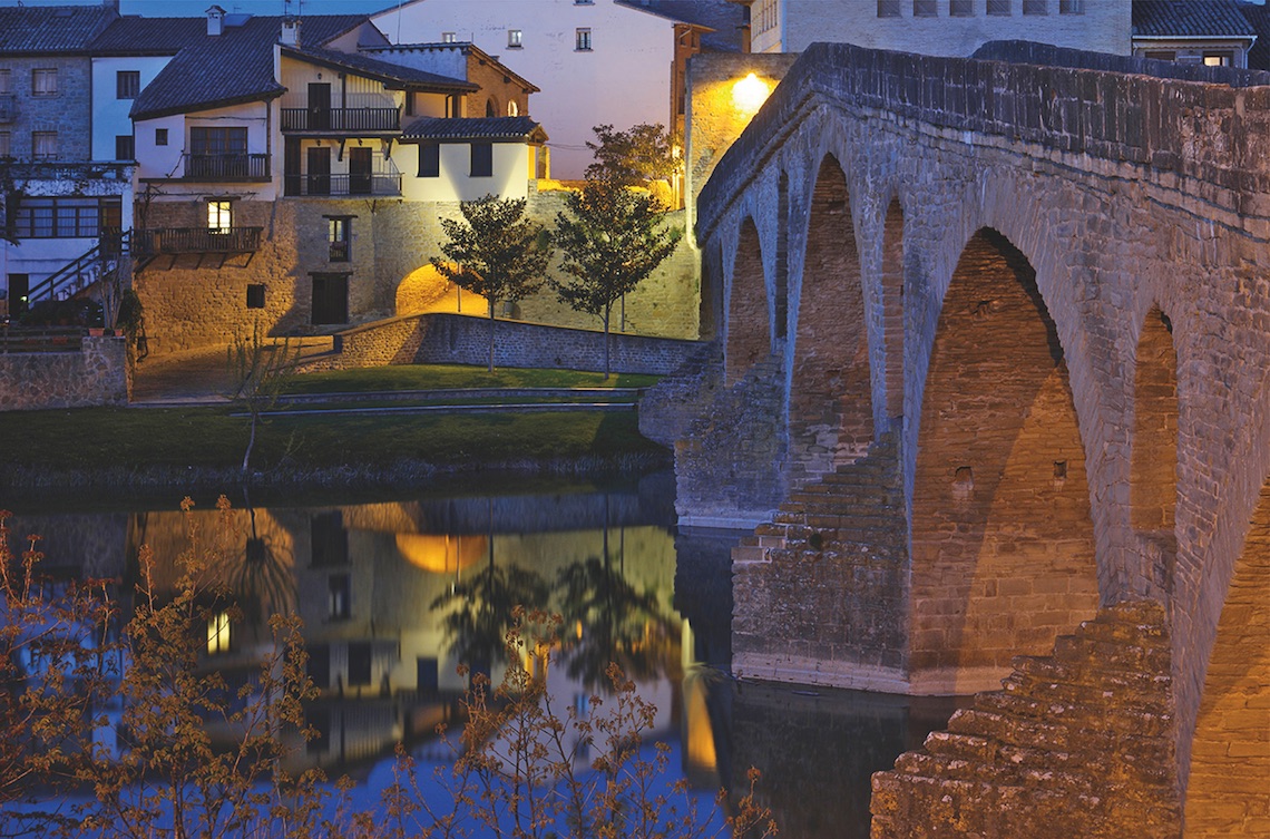 town on the camino de santiago