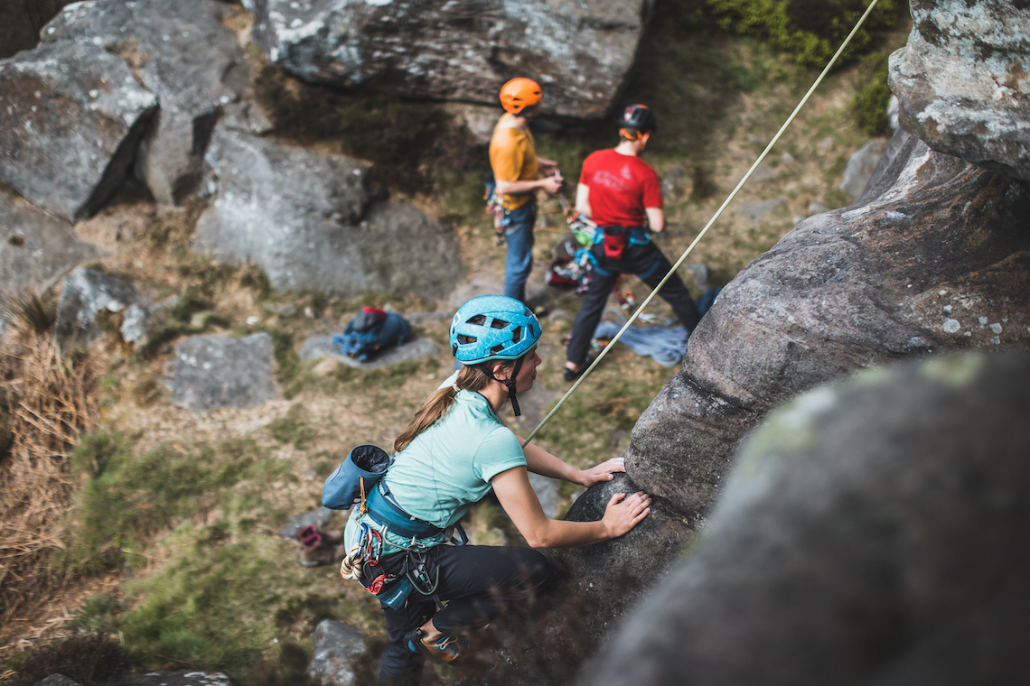 best climbing routes for beginners in the UK montane x BMC
