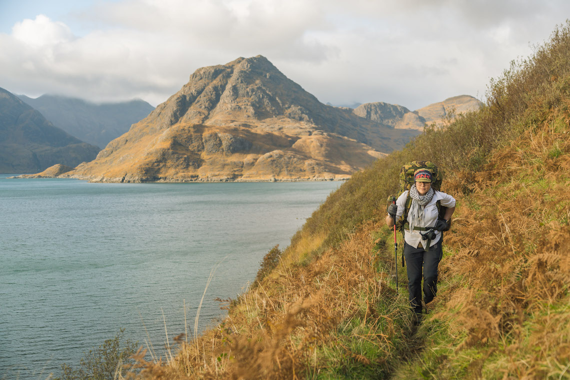 A coastal portion of the Skye Trail