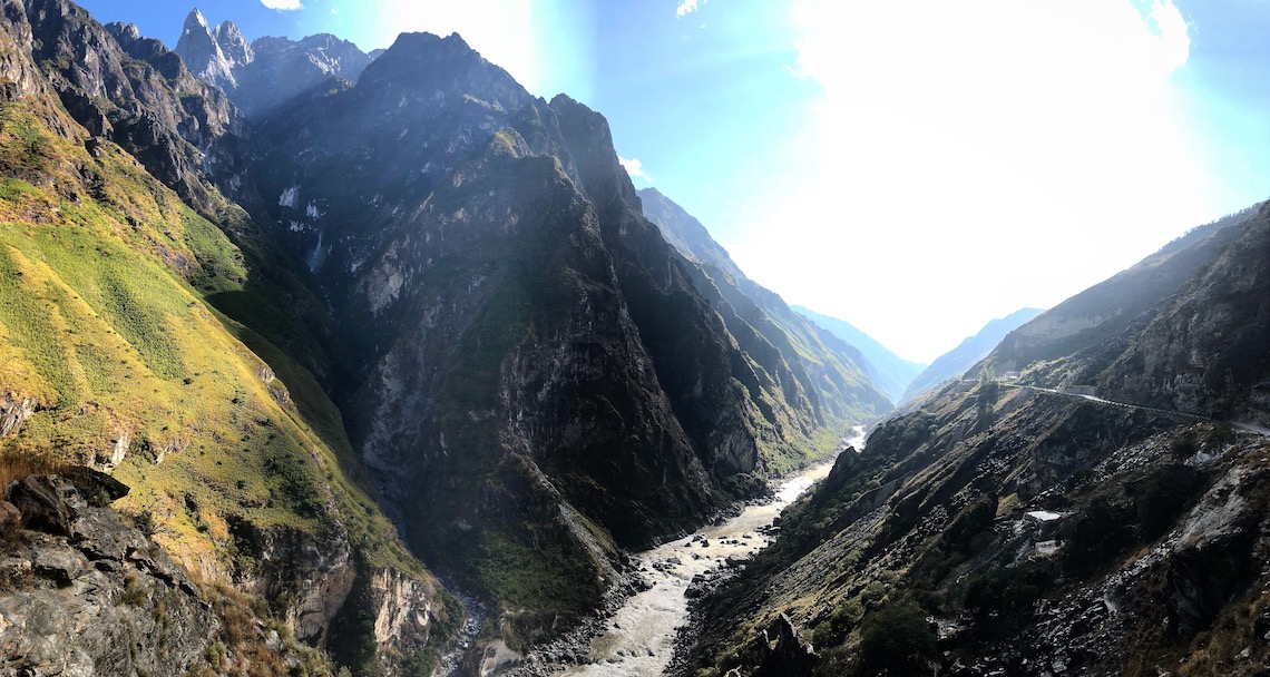 A ravine on the yangtze river - ash dykes mission yangzte 