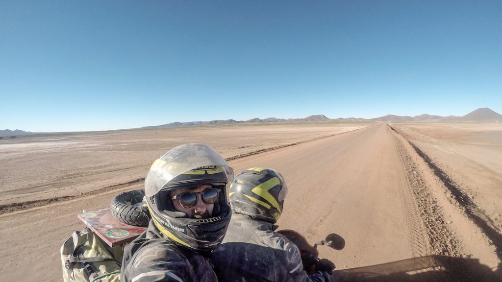 matt and reece on their sidecar