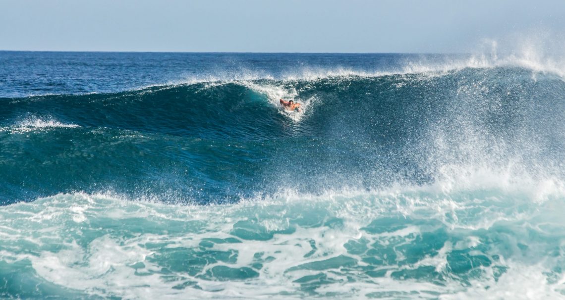 Surfing in the Azores