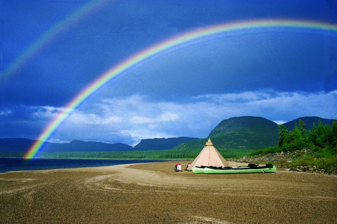 Glamping family tent tipi