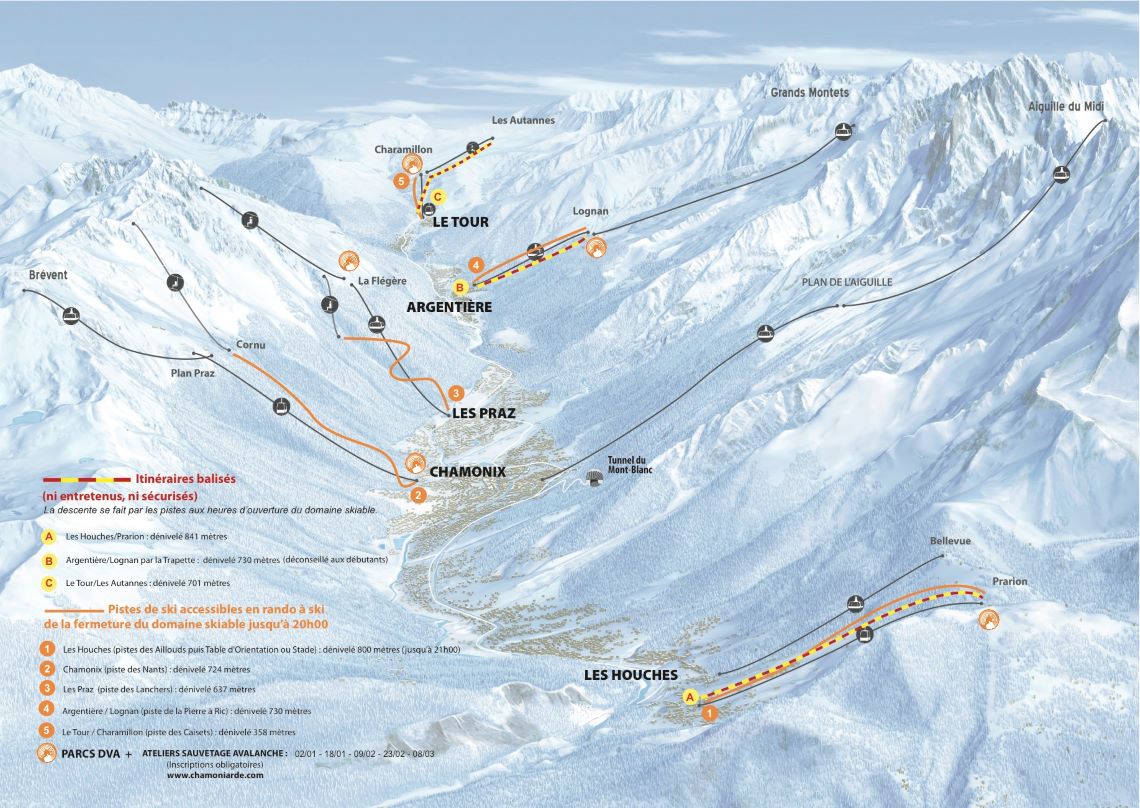 Chamonix-Map-practice-itineraires2020