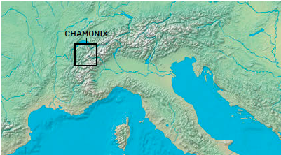 ChamonixLocationMap