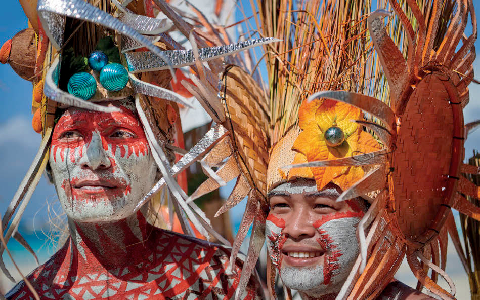 Colourful costumes