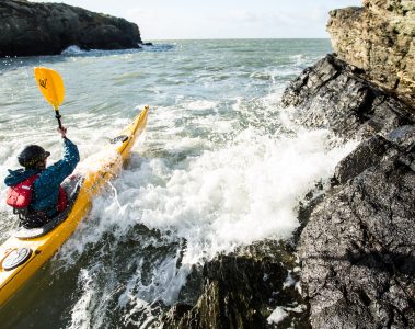 Kayaking sea