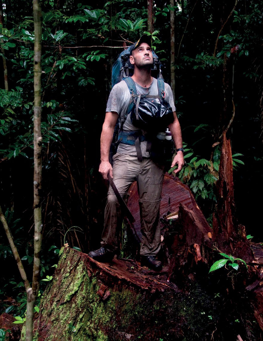 Ed made sure to walk the entire length of the Amazon