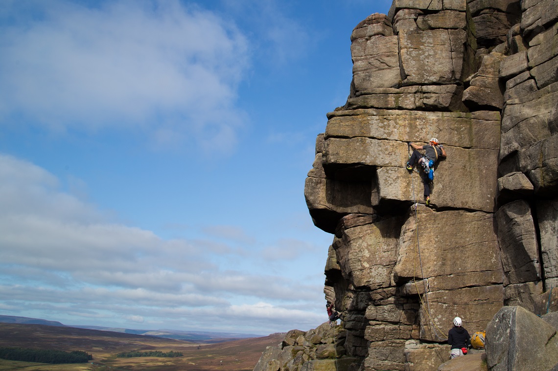 Eliminator, Stanage, Peak District. Photo Molly Dufton