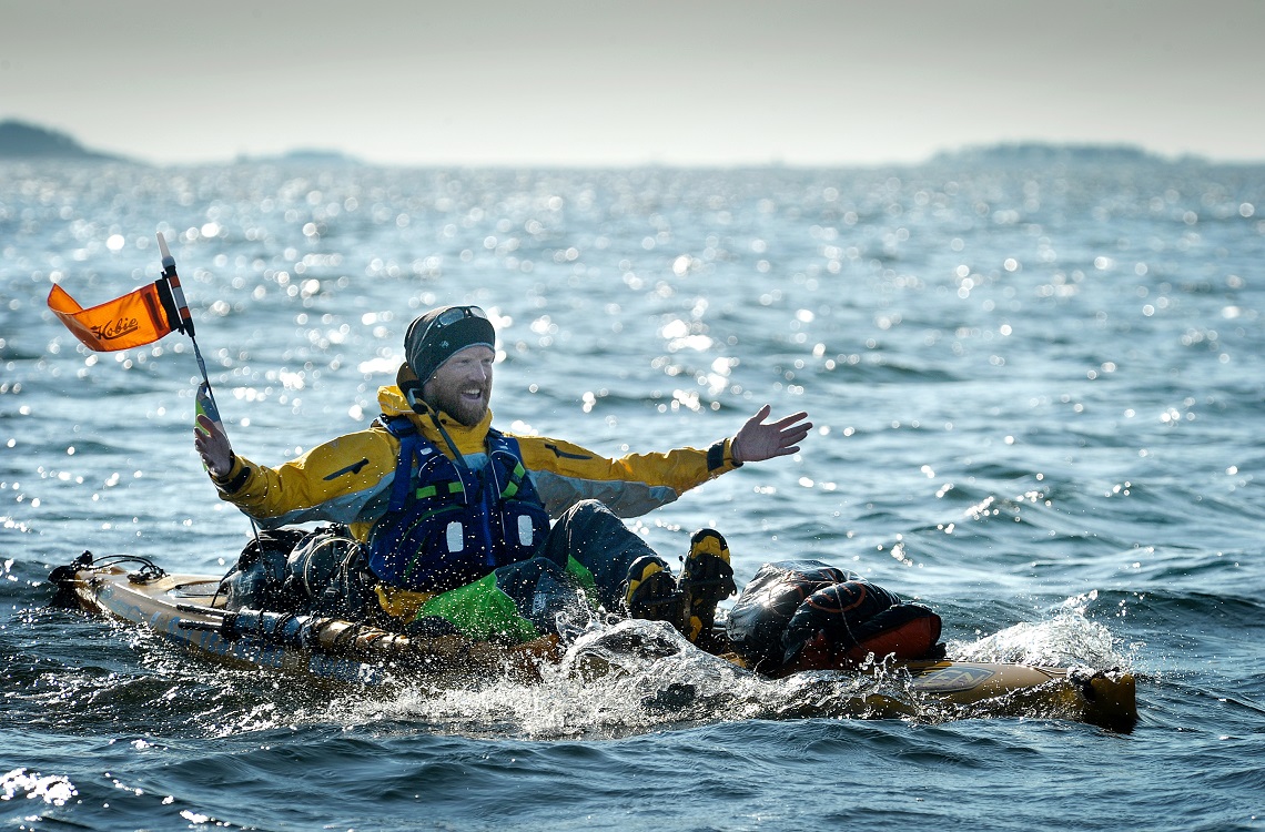 Hobie Kayak in the Finnish Baltic with @DaveCorn - Photo by Leif Rosas)