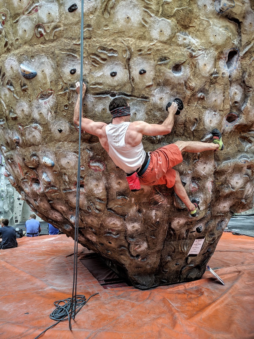 Paraclimbing competition, Ratho, Edinburgh. Photo Molly Dufton