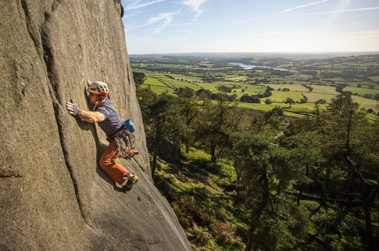 Pebbledash, The Roaches, Peak District. Photo Mark Sharratt.