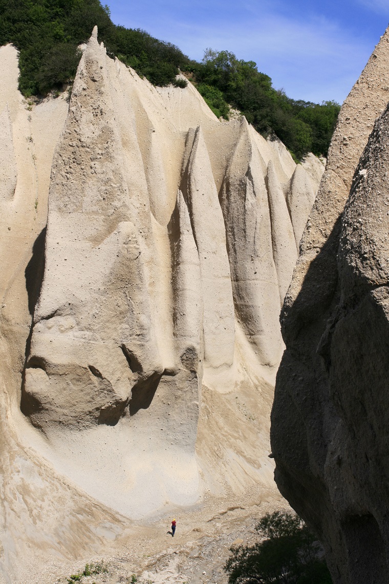 Pumice rock formations at Kutkhiny Baty, near Kuril Lake, Kamchatka, Russia