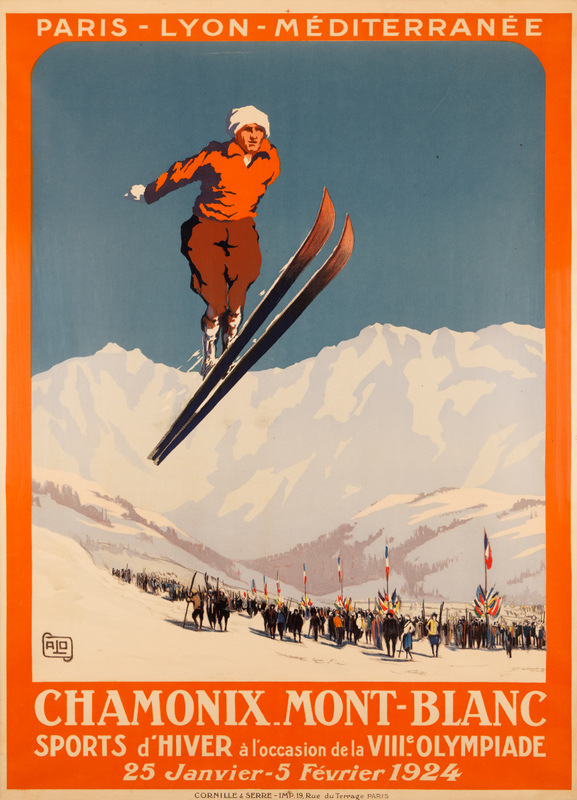 Saut Ö ski Collection MusÇe Alpin de Chamonix-Tous droits rÇ
