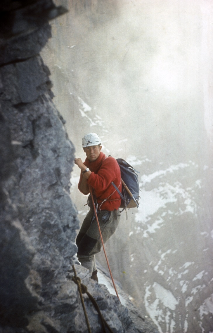 young Chris on Eiger North Wall