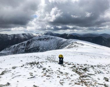 8 - Approaching Carnedd Dafydd. Looking back towards Pen Yr Ole Wen_