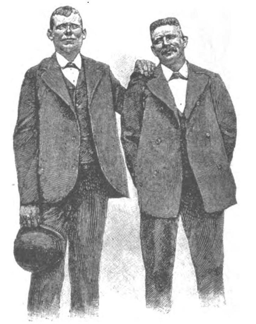 A publicity image of the two men